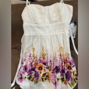 White Sundress with Flowers